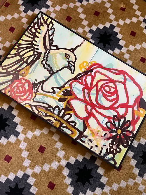 Image of “Two piece to Peace” Original Painting 