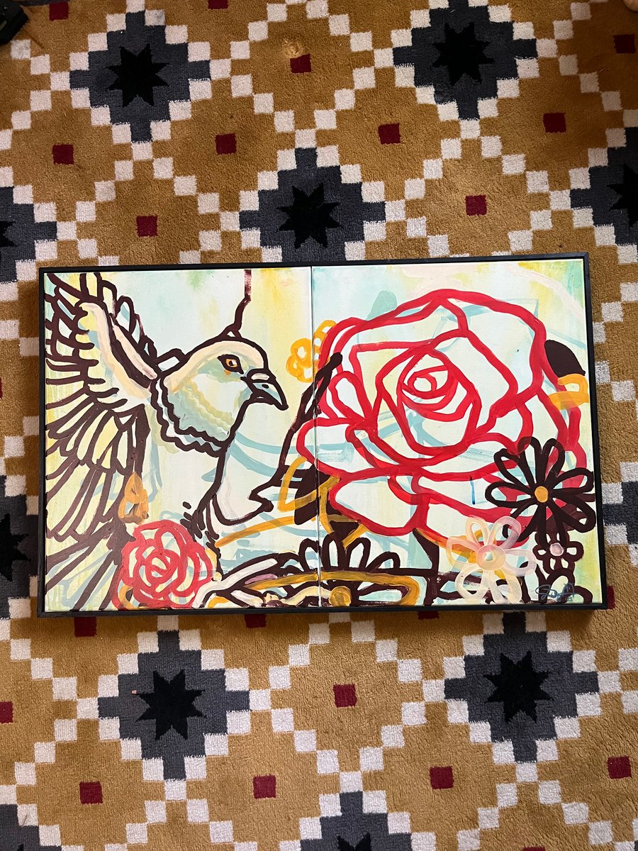 Image of “Two piece to Peace” Original Painting 