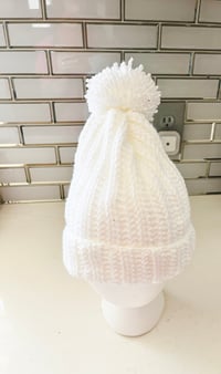 Teen/Small Adult Beanie-White