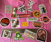 Image of Retro Clifton Heights Sticker Set of 17