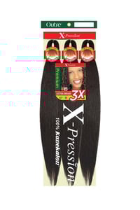 Outre X-Pression: 3X Ultra Pre-Stretched Kanekalon Braid 52”