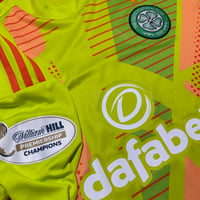 Image 3 of Celtic GK Shirt 2024 - 2025 (XL) Schmeichel 1 - Matchworn/ Issue + Signed