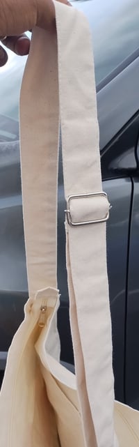 Image 2 of Natural Canvas Messenger Bag