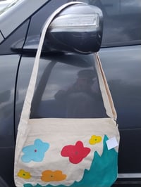 Image 1 of Natural Canvas Messenger Bag