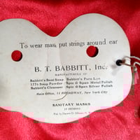 Image 3 of Droopy Eyed Nose Goblin and Wide Eyed Doll Mask - B.T. Babbitt, Inc (1940s) - New York City, NY 
