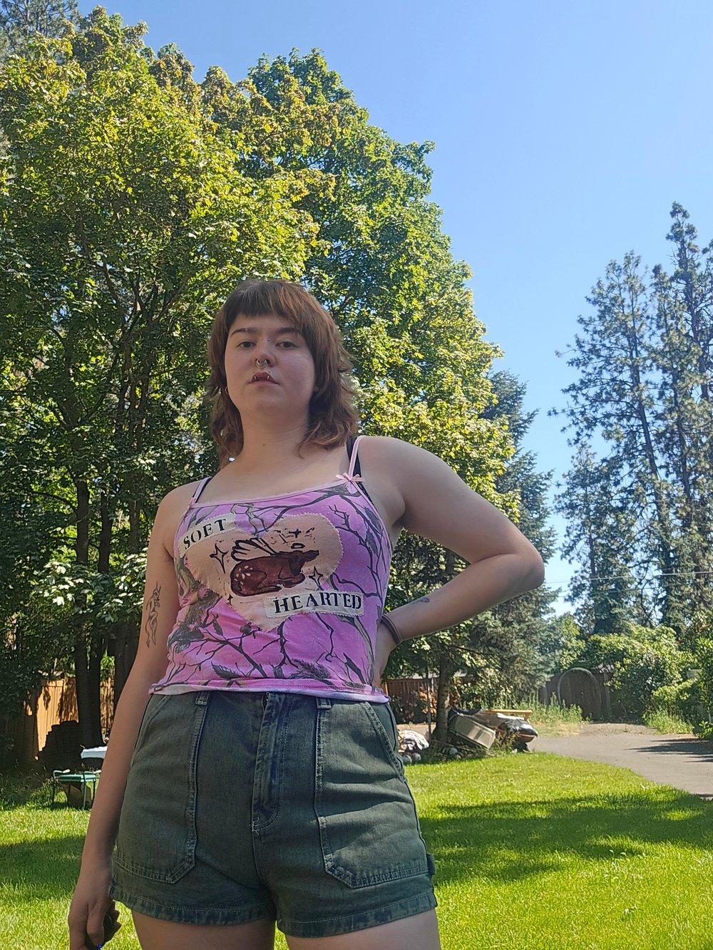 SOFT HEARTED PINK CAMO TANK