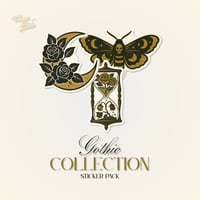 Image 1 of Gothic Collection Sticker Pack – Vinyl Die Cut Matte Stickers