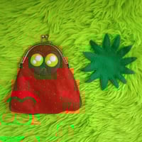 Image 3 of Fabric art strawberry ghost bag