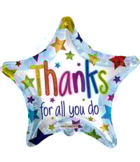 Image 1 of Thanks for all you do Balloons