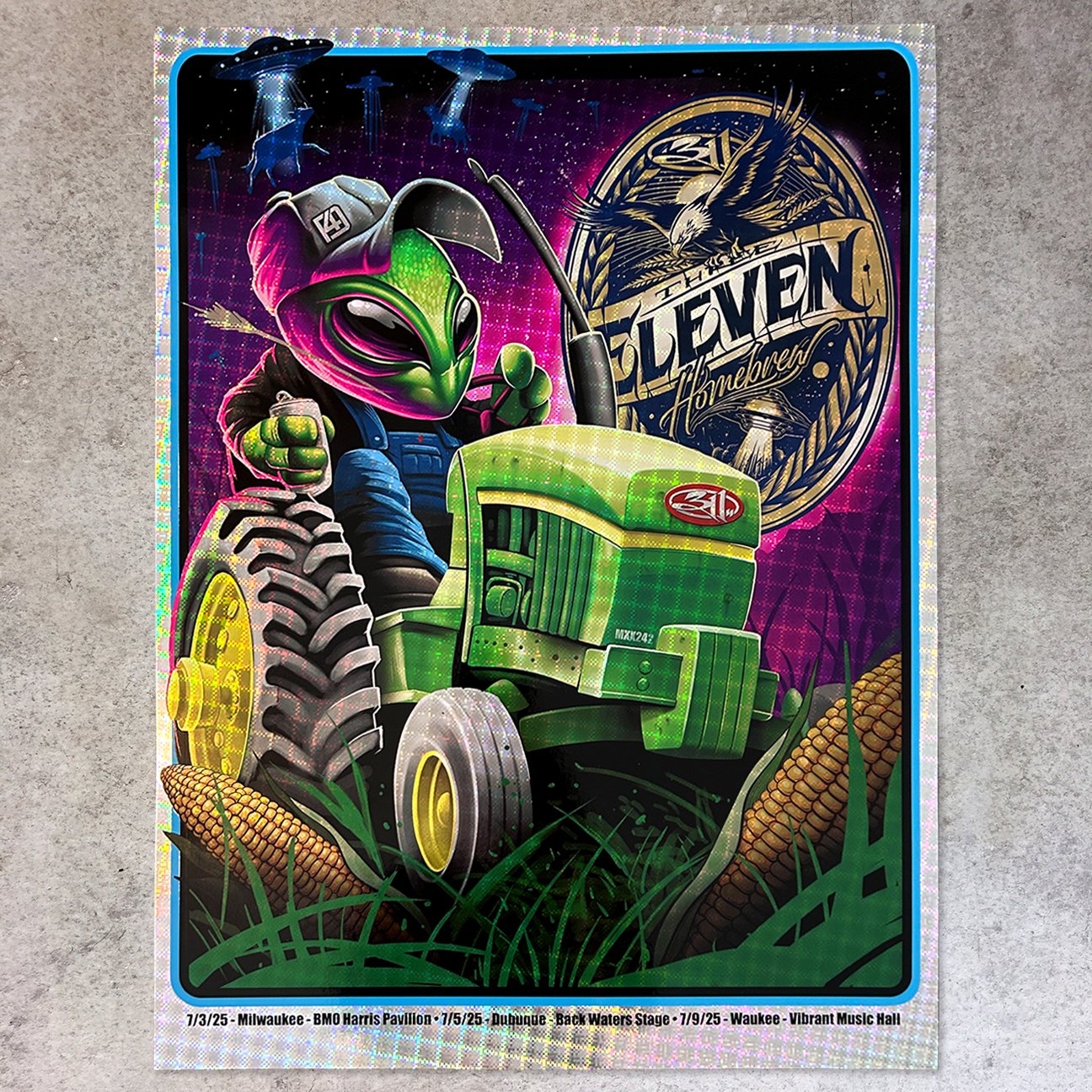 F4D Studios — 311 Alien Farmin' Posters