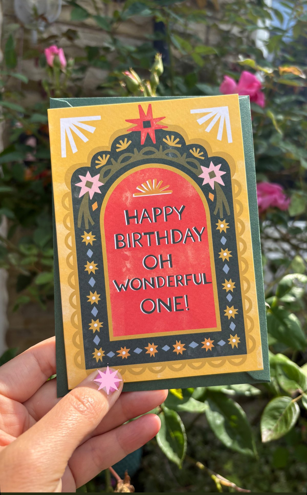 Oh Wonderful One birthday card