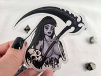 Image 3 of Goth Mommy Goddess 3" Sticker