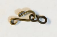 Image 2 of S Hook Clasps Plated Hook and Eye Clasps 16mm x 11mm approx. 144 pcs Choose Your Color F304