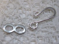 Image 3 of S Hook Clasps Plated Hook and Eye Clasps 16mm x 11mm approx. 144 pcs Choose Your Color F304