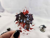 Image 3 of I Rage! Clear Sticker