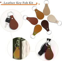 Image 6 of Custom Leatherette Keychains