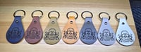 Image 1 of Custom Leatherette Keychains