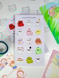 Image 1 of Ghosties & Goopies sticker sheet