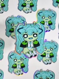 Image 1 of Alien Miku glorp sticker