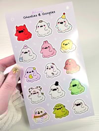Image 4 of Ghosties & Goopies sticker sheet