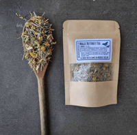 Image 2 of Butterfly Pea Flower Tea | Color changing tea | Blue Tea | floral herbal tea | Naturally CAFFEINE FR