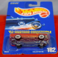 Image 6 of 1992 Hot Wheels Red” 1965 Mustang Convertible” Collectors No. 162 – Diecast Car NIP”