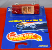 Image 7 of 1992 Hot Wheels Red” 1965 Mustang Convertible” Collectors No. 162 – Diecast Car NIP”