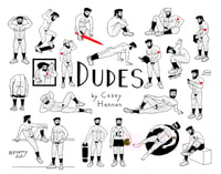 Image 1 of MORE DUDES TATTOO FLASH SHEET