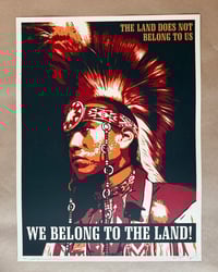 Image 1 of Ernesto Yerena LIMITED EDITION "We Belong to the Land" Silkscreen