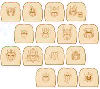PREORDER Robot Toast stickers