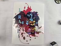 Image 1 of I RAGE! 'Barbarian' 5" Decal
