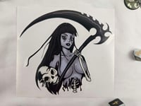 Image 1 of Goth Mommy Goddess 5" Decal