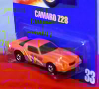 Image 4 of 1991 Hot Wheels Orange Body Color Camaro Z28 Collectors No. 33 – Diecast Car NIP”