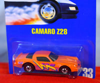 Image 5 of 1991 Hot Wheels Orange Body Color Camaro Z28 Collectors No. 33 – Diecast Car NIP”