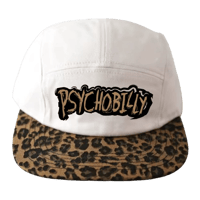 Snapback cap Psychobilly (white)
