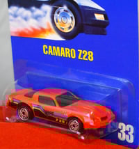 Image 4 of 1992 Hot Wheels Red Body Color Camaro Z28 Collectors No. 33 – Diecast Car NIP”