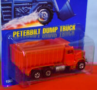 Image 3 of 1992 Hot Wheels Red Body Color Peterbilt Dump Truck Collectors No. 100 – Diecast Car NIP”