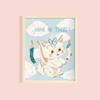 Hang in There Illustrated Art Print