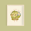 Mon Petit Chou Illustrated Art Print