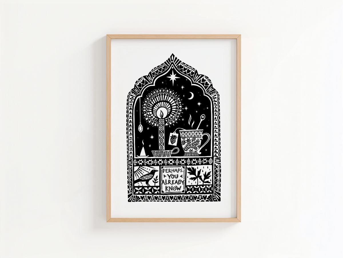 'Perhaps You Already Know' - Giclee print