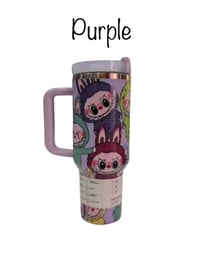 Image 3 of Labubu X Stanley™️ The Monsters Limited Edition 40 Oz. Tumbler | Cream, Purple, Beige