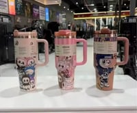 Image 9 of Labubu X Stanley™️ The Monsters Limited Edition 40 Oz. Tumbler | Cream, Purple, Beige