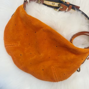 Image of Authentic Louis Vuitton Limited Edition Orange Monogram Suede Onatah Bag
