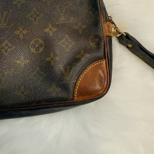 Image of Authentic Louis Vuitton Vintage Monogram Marly Dragonne GM Clutch Bag - Newly Restored
