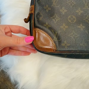 Image of Authentic Louis Vuitton Vintage Monogram Marly Dragonne GM Clutch Bag - Newly Restored