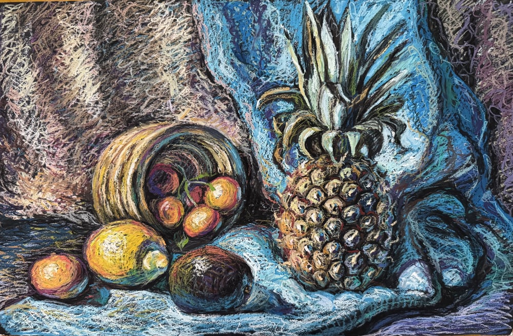 Image of Tatiana Suvorova - Still life with pineapple