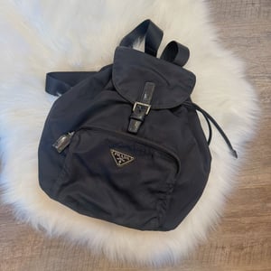Image of Authentic Prada Tessuto "Travel" Collection Backpack - EUC 