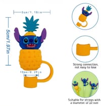 Image 9 of LILO & Stitch Straw Covers 1-3 Pieces | 3 Piece Set