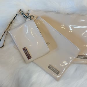 Image of Set of 3 Authentic Burberry Cosmetic Pouches - EUC 