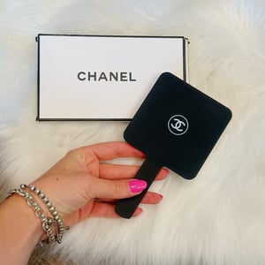 Image of Authentic Chanel Handheld Compact Mirror - NIB